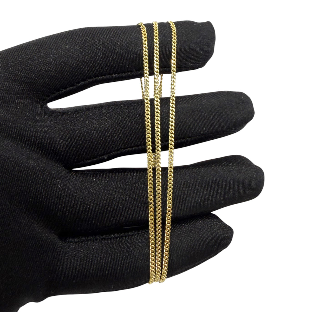Cadena Cubana 2mm en Oro 10k