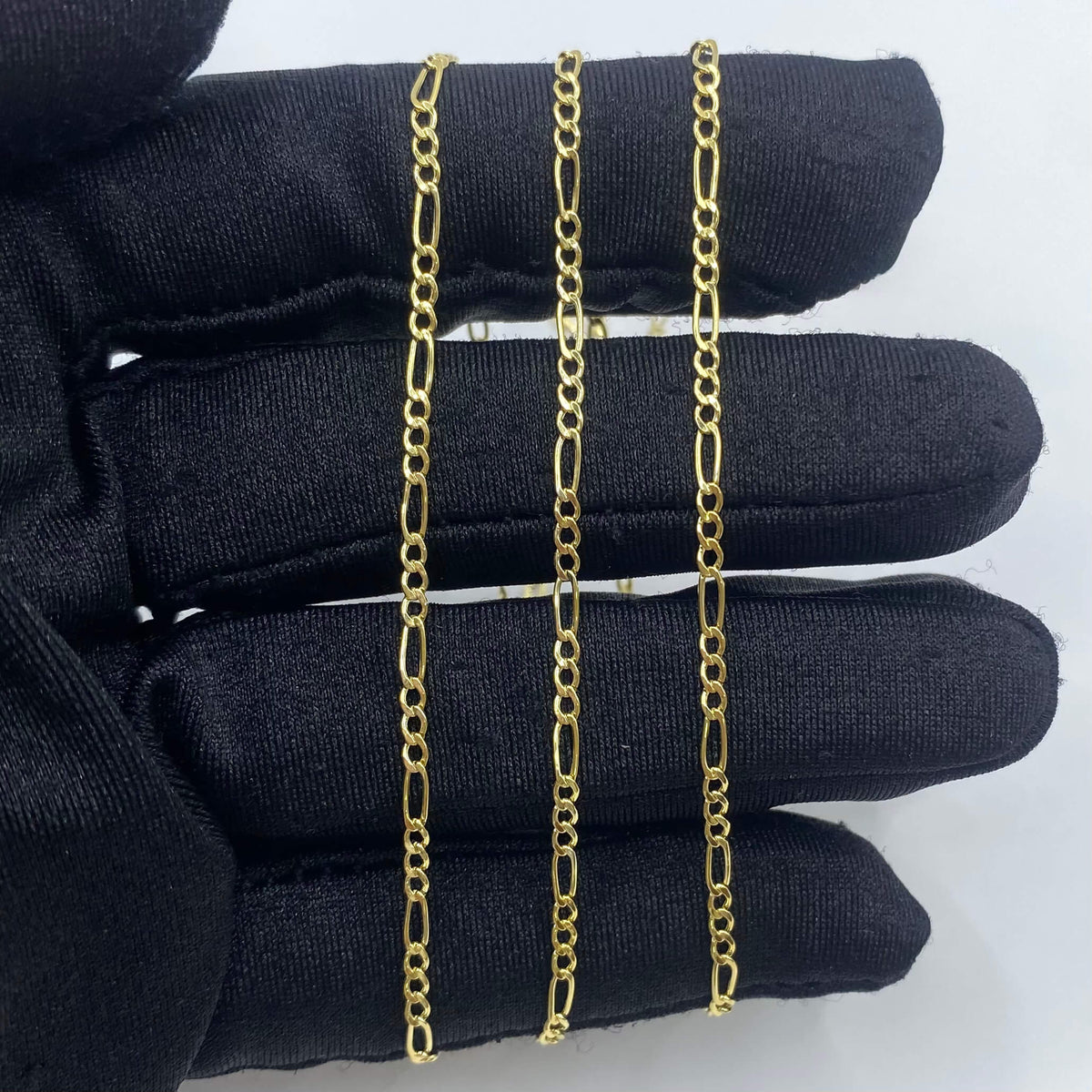 Cadena 3 y 1 XS Oro 10K Italiana