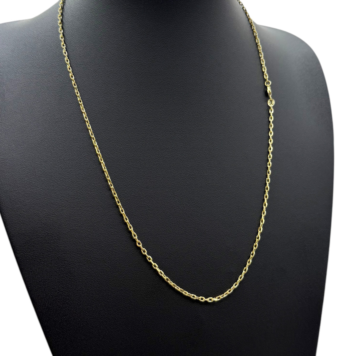 Cadena Mini Clip Oro 10K Italiana