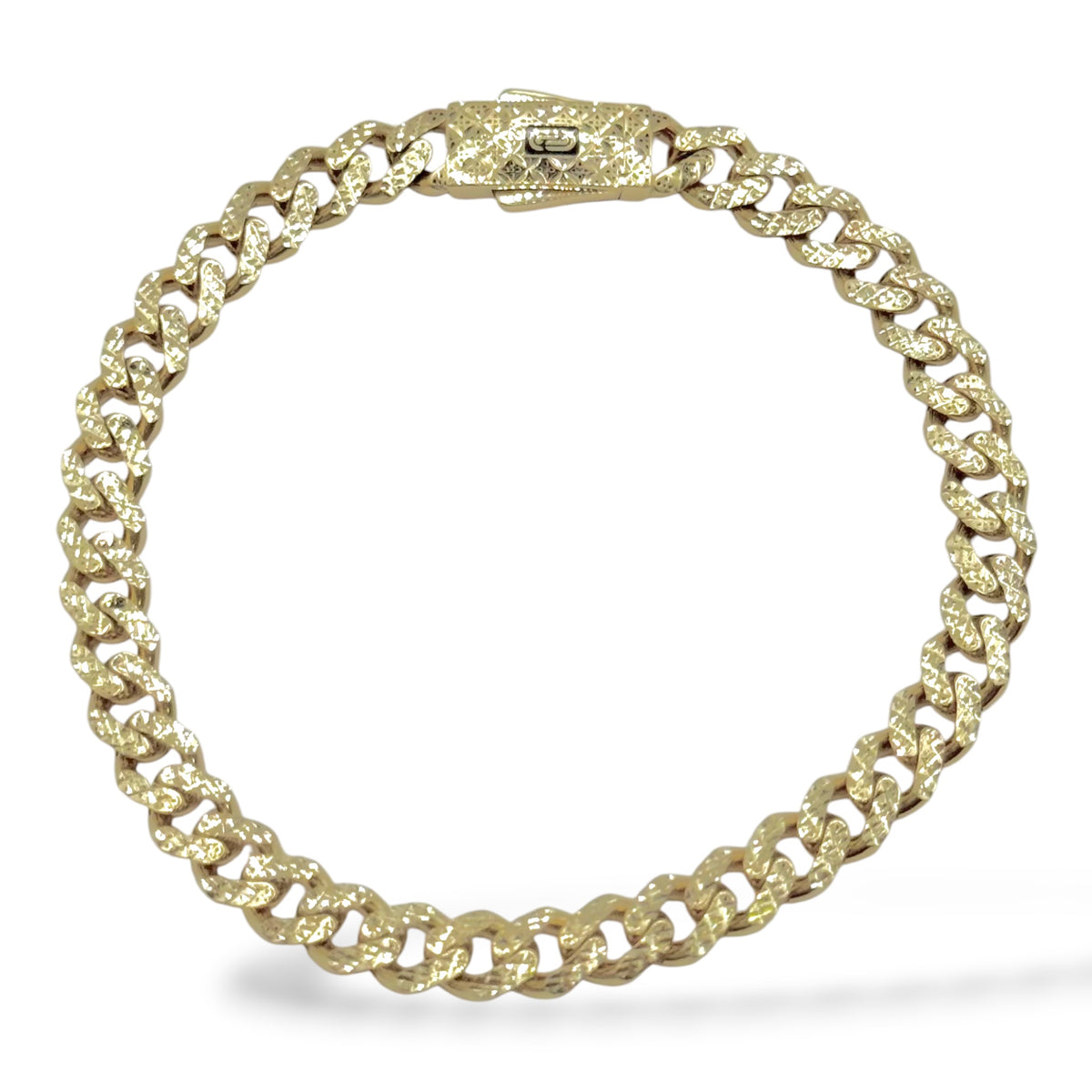 Pulso Cuban Luxe Signature Oro 10K