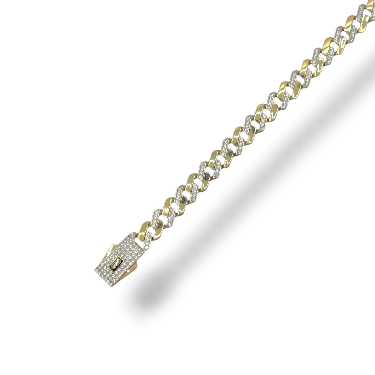 Pulso Cuban Ice Royale Oro 10K