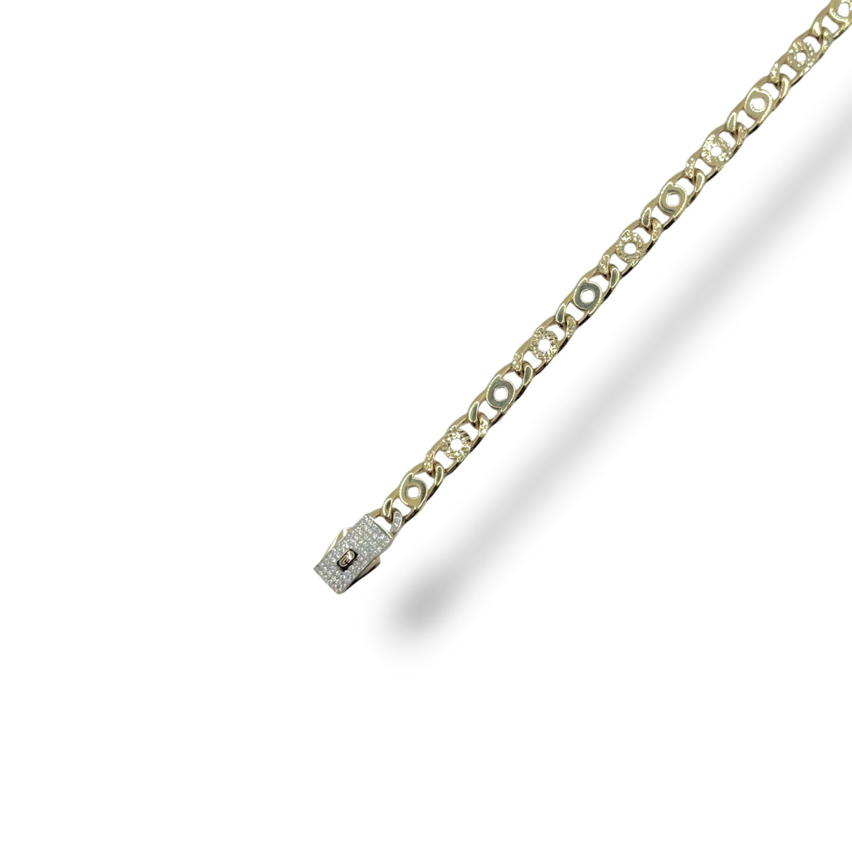 Pulso Italiano Órbita Bicolor Oro 10K