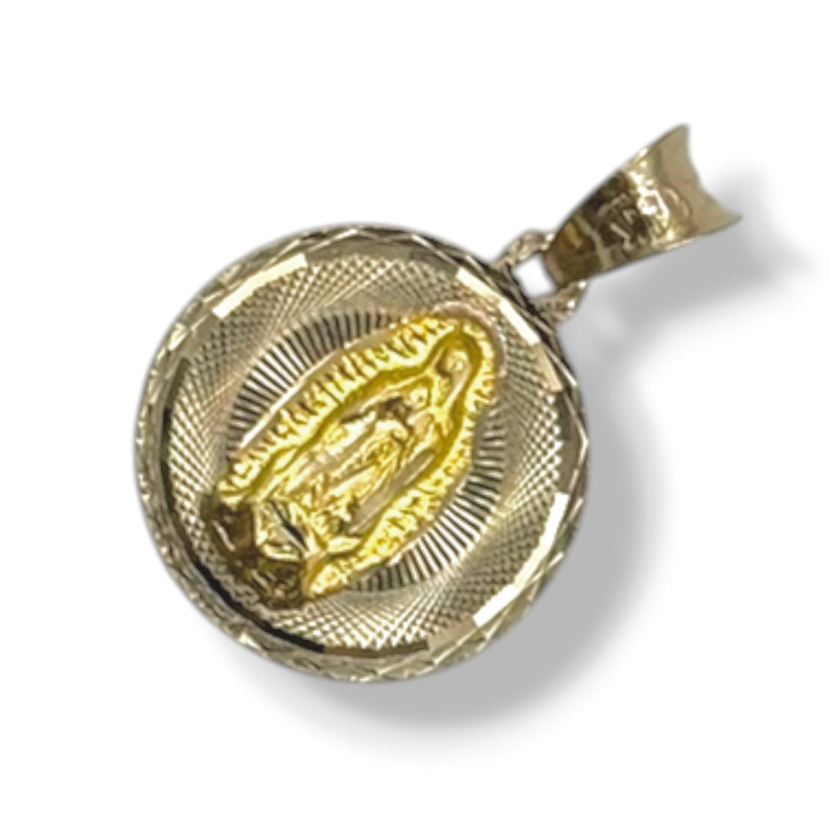 Virgen de Guadalupe en 3 Tonos Clásica Oro 10k