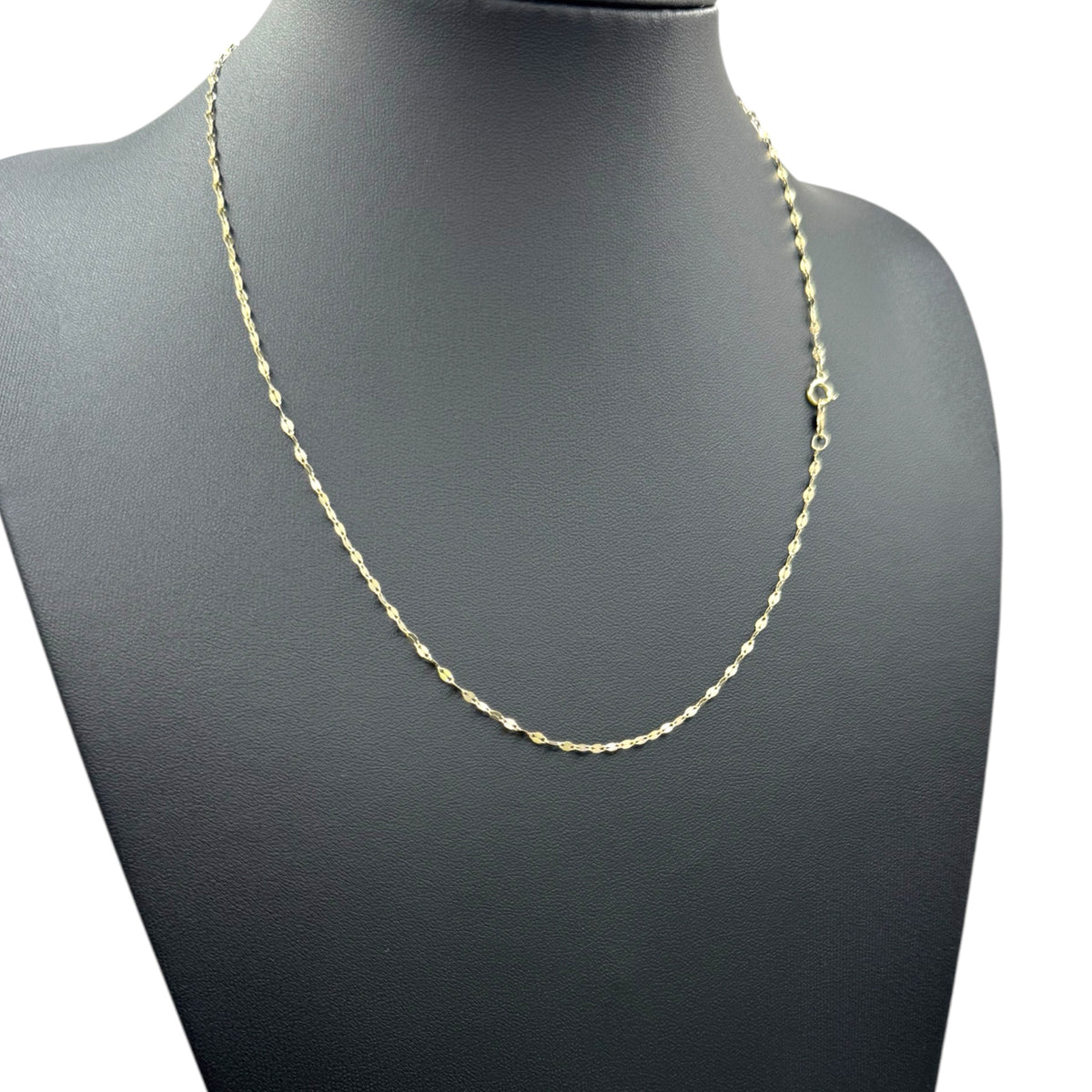 Grano de café 2 mm en Oro 10k