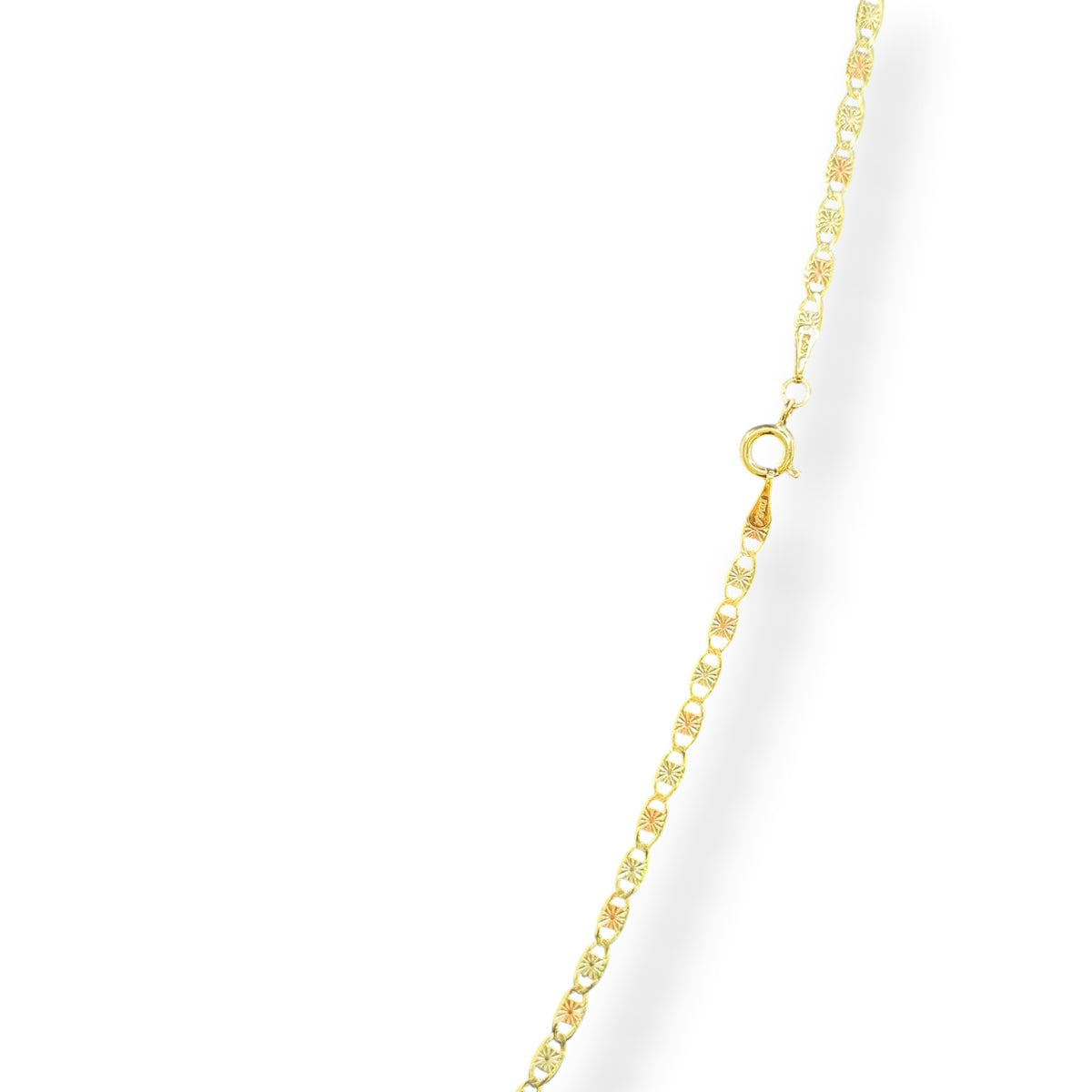 Ancla martillada 3 mm en Oro 10k