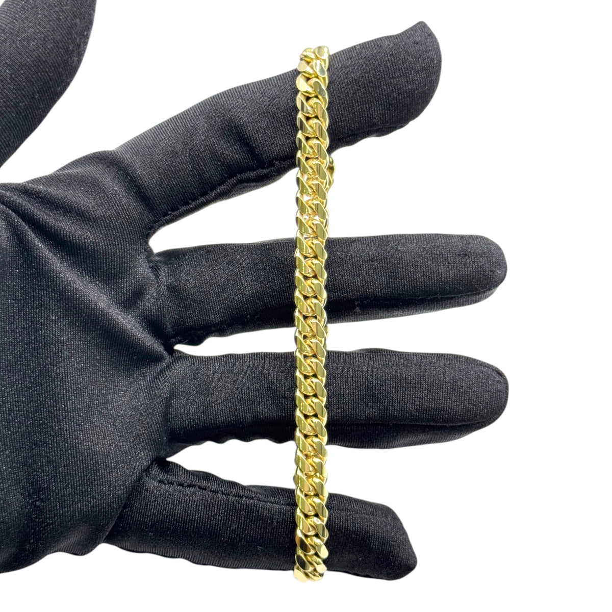 Pulsera Cubana 22cm en Oro 10k
