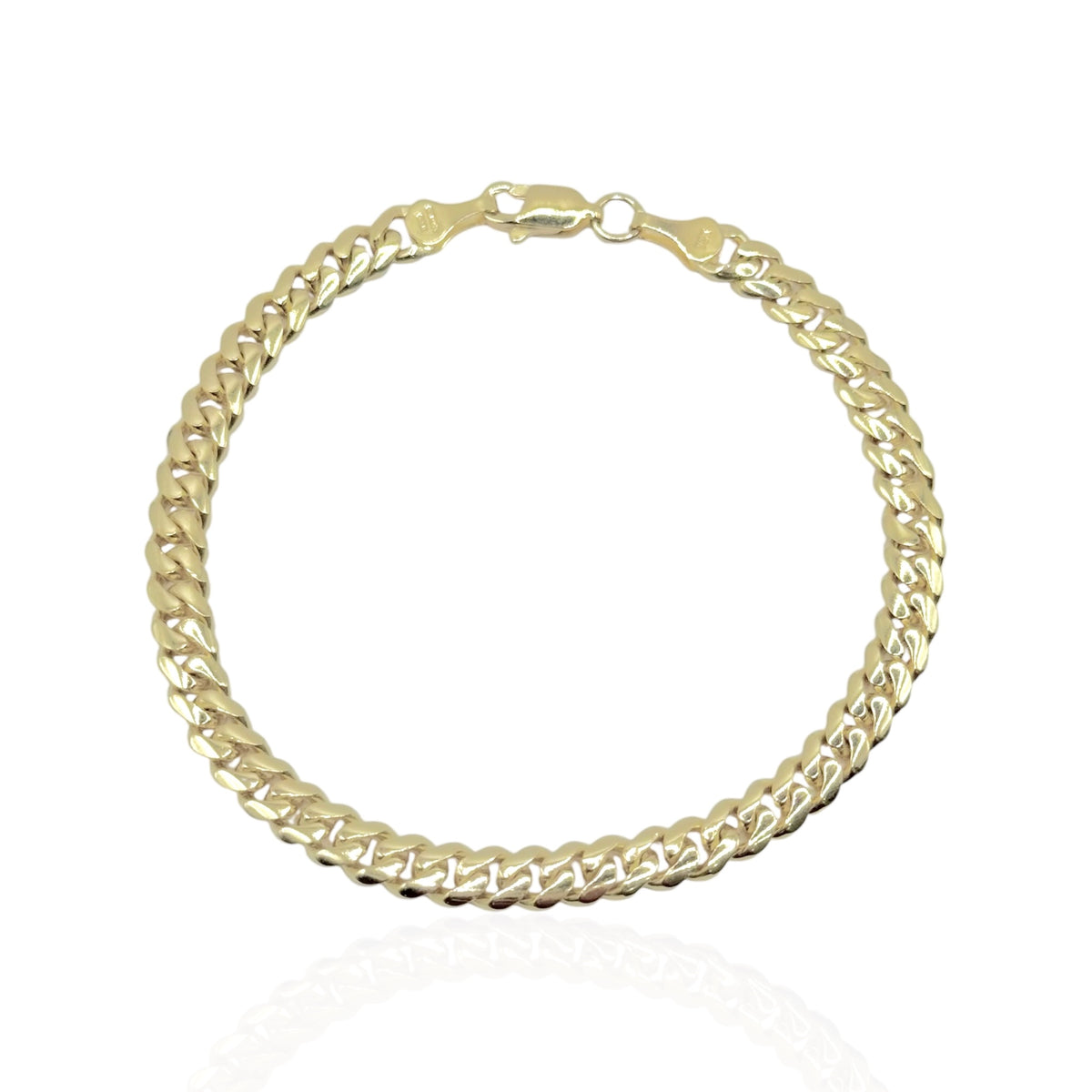 Pulsera Cubano en Oro 10k