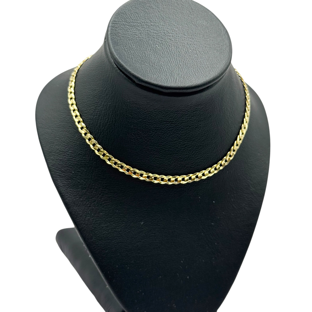 Pulsera Barbado Delgado de 21cm en 3mm Oro 10k