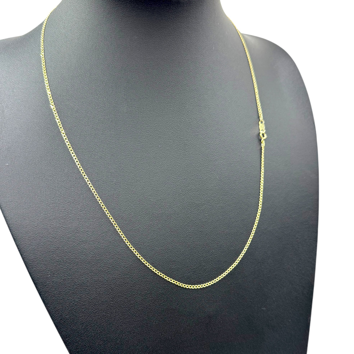 Cadena Sólida Barbada de 1.5mm en Oro 10k