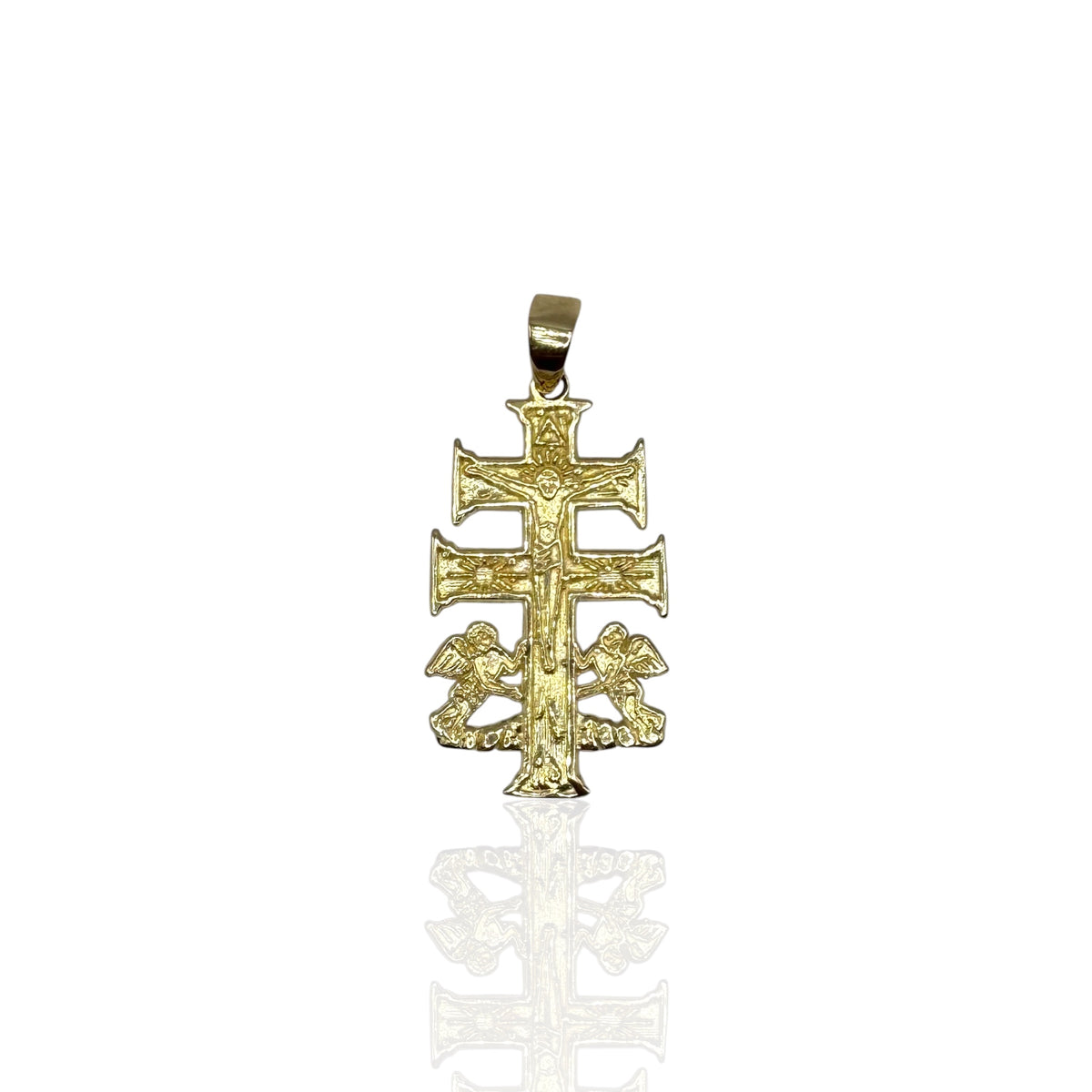 Cruz de Caravaca Clásica en Oro 10k