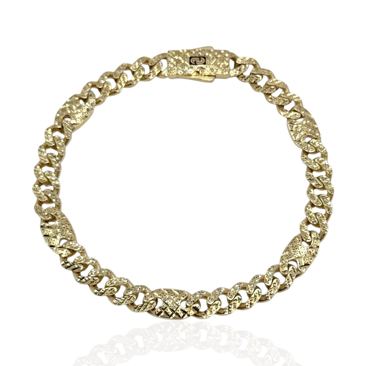 Pulso Fígaro Imperial Diamantado en Oro 10k