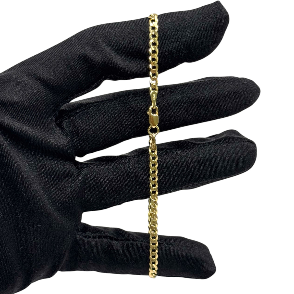 Pulso Barbado en 3mm en Oro 10k