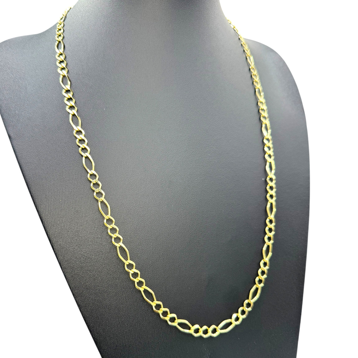 Cadena 3 y 1 Abierta de 6mm en Oro 10k