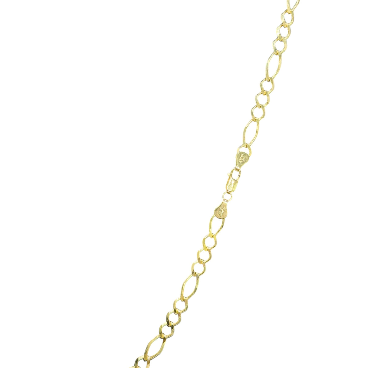 Cadena 3 y 1 Abierta de 6mm en Oro 10k