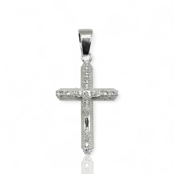 Cruz Tradicional con Cristo Labrado (M)