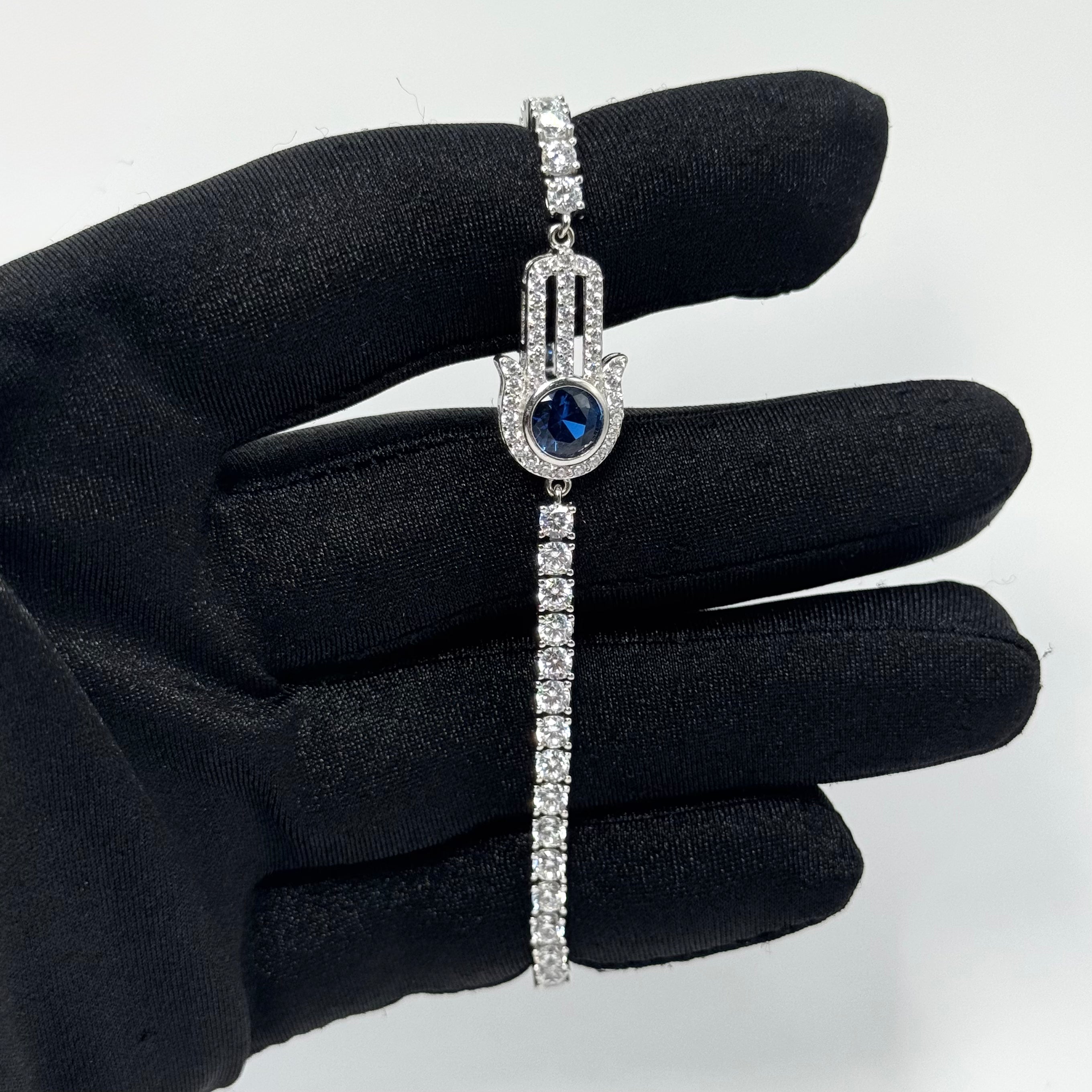 Pulso Blue Hamsa