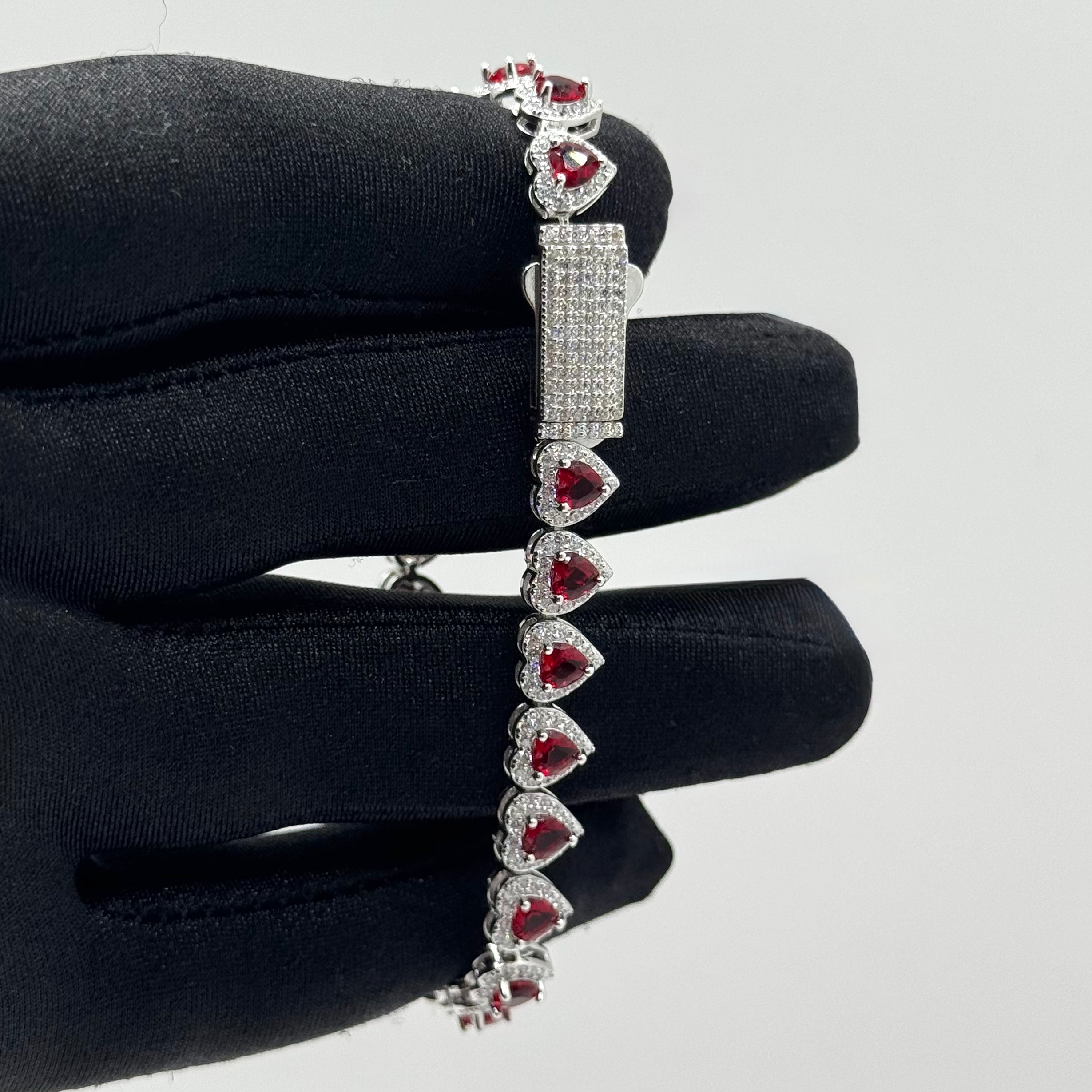 Pulso Love Hearts Rojo
