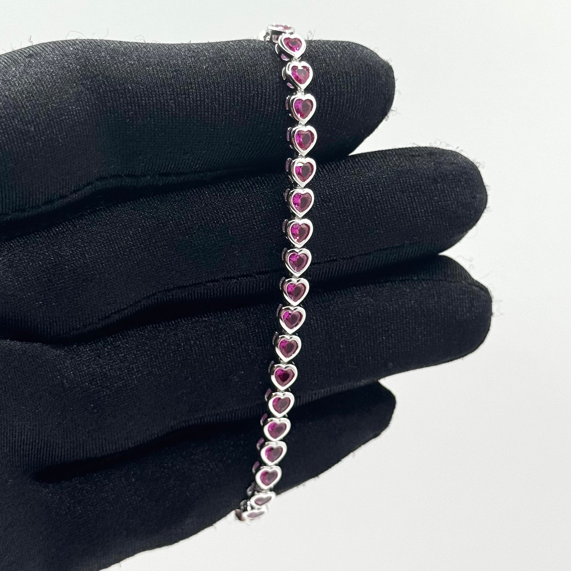 Pulso Fucsia Heart Tennis