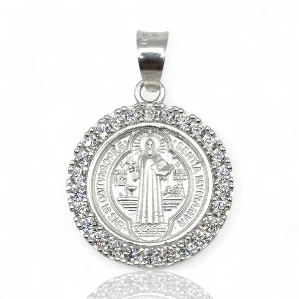 Medalla San Benito Blanca (G)