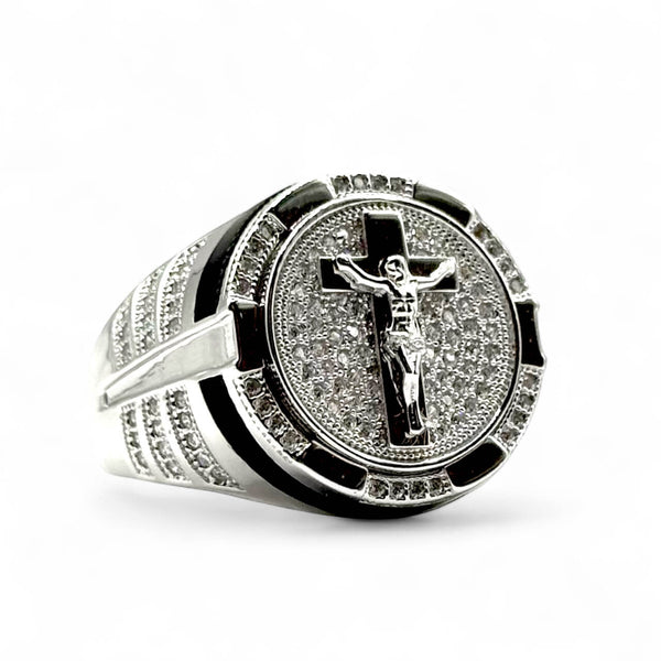 Anillo Black Cross Line