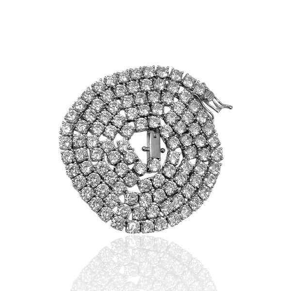 Cadena Tennis 4 mm – Blanca