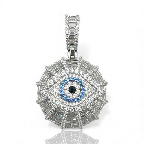 Dije Ice Evil Eye Sapphire