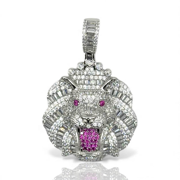 Dije León Imperial Fucsia