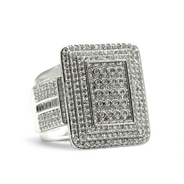 Anillo Panel Diamond Square