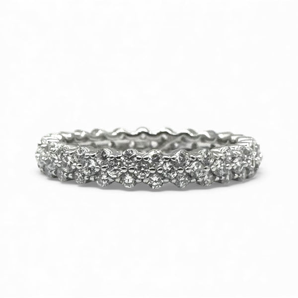 Anillo Eternity Triple Row