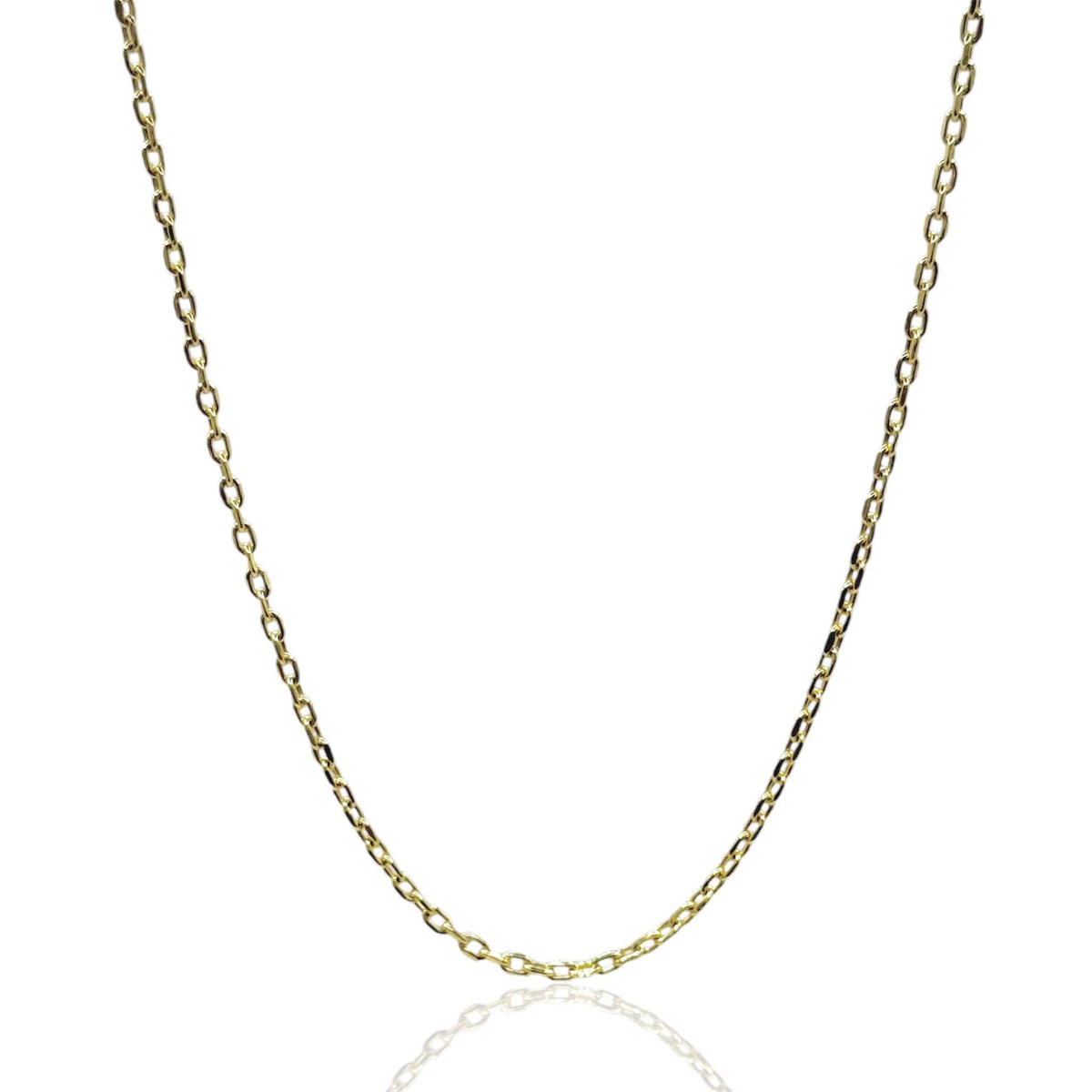 Cadena Mini Clip Oro 10K Italiana