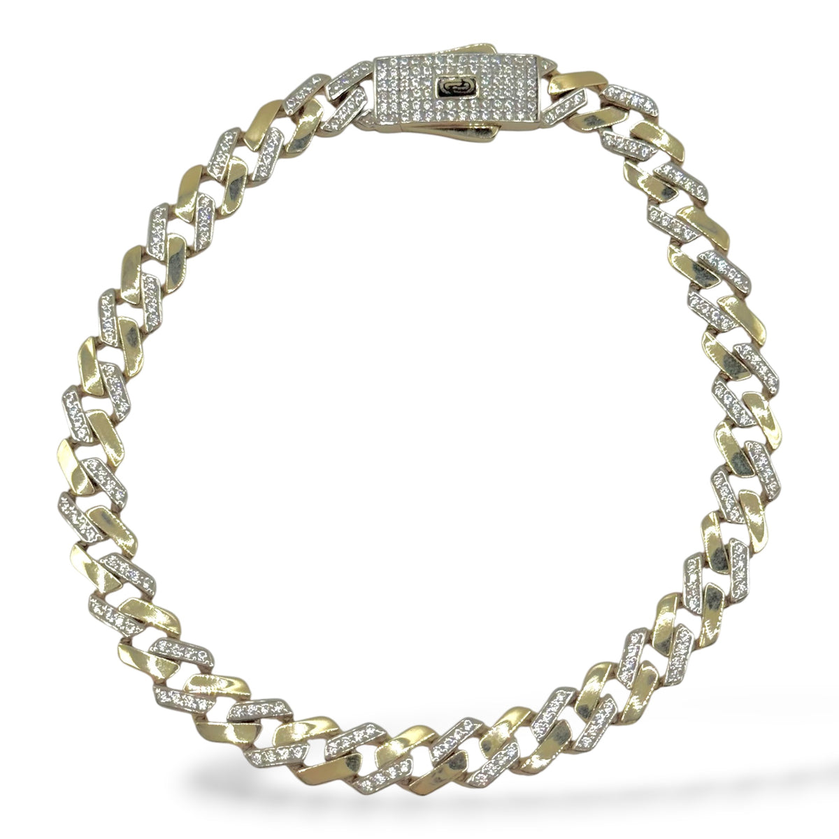Pulso Cuban Ice Royale Oro 10K