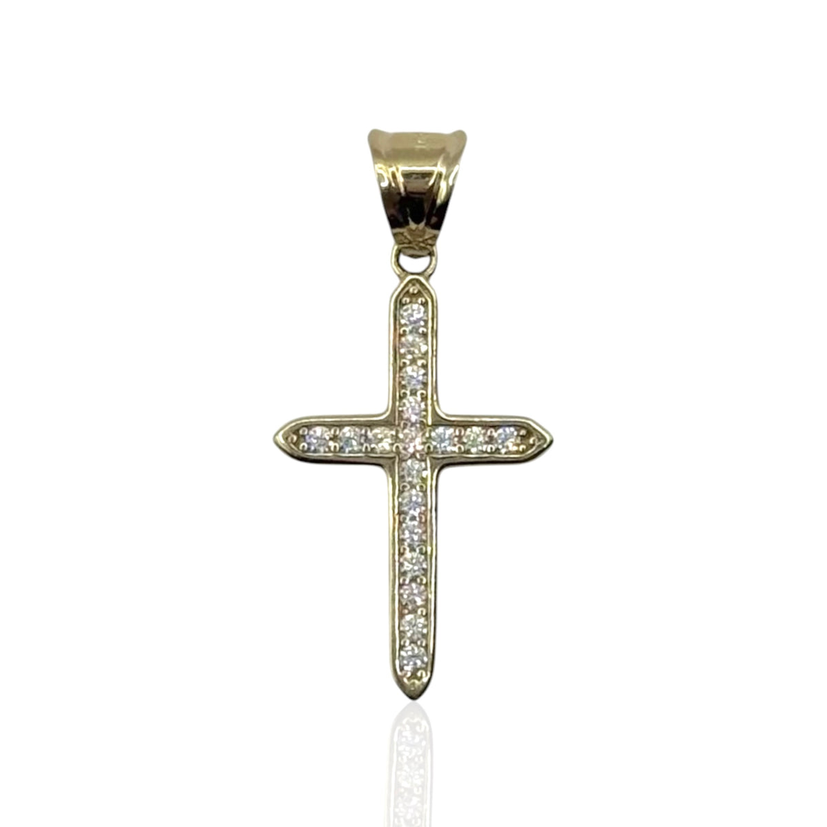 Cruz Diamond Essence en Oro 10K