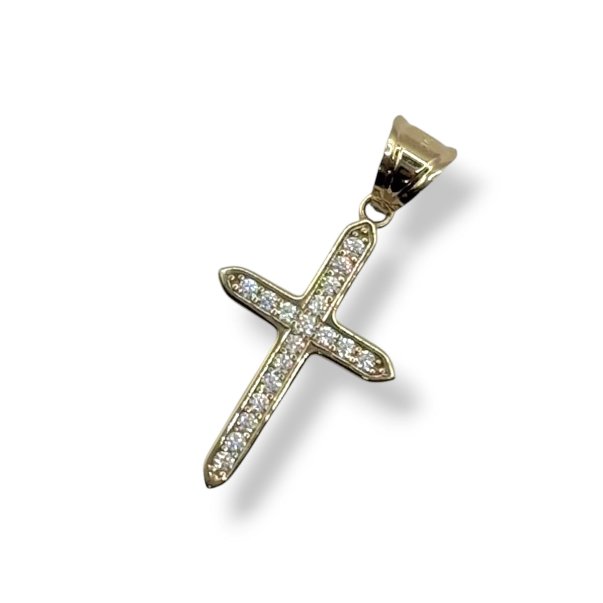 Cruz Diamond Essence en Oro 10K
