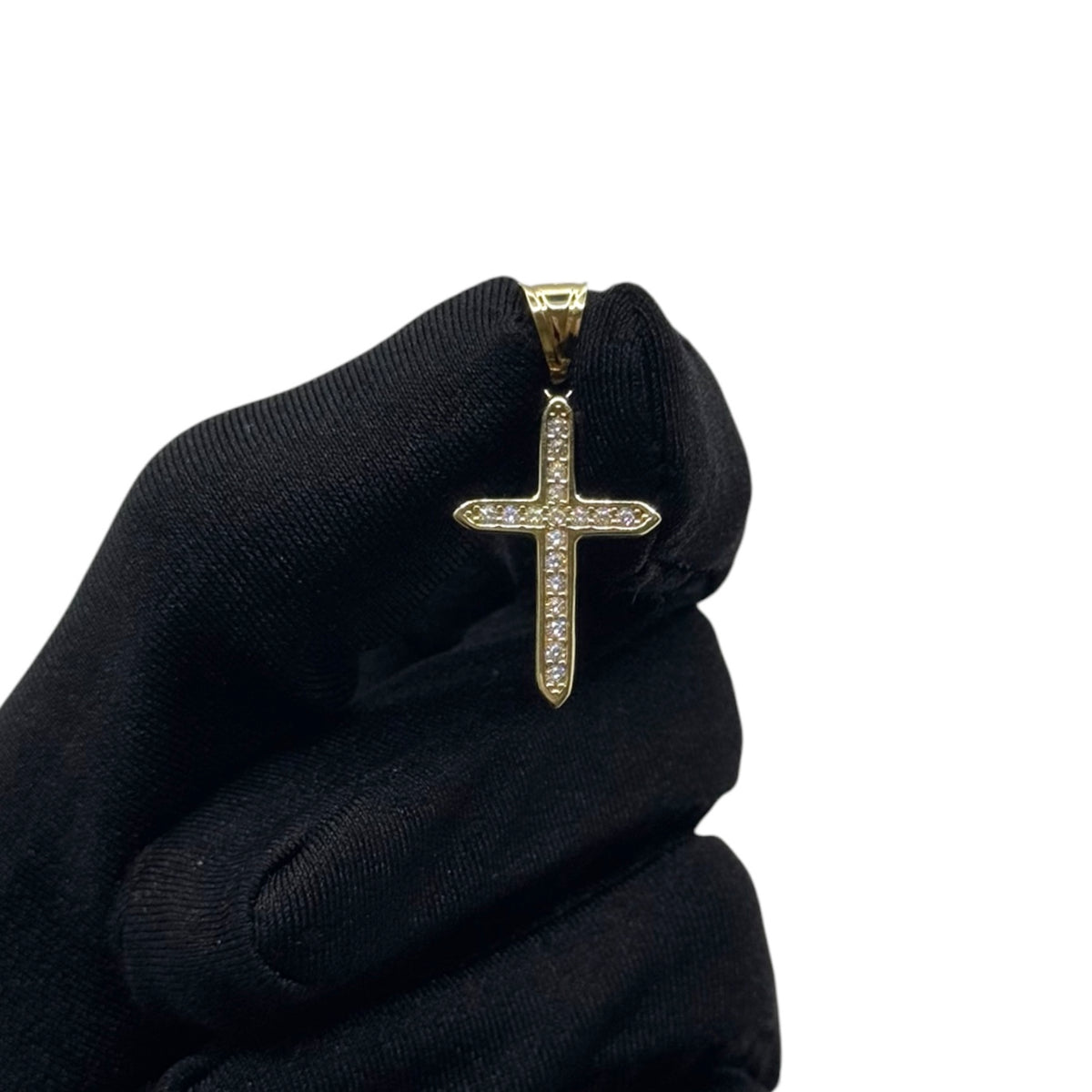 Cruz Diamond Essence en Oro 10K