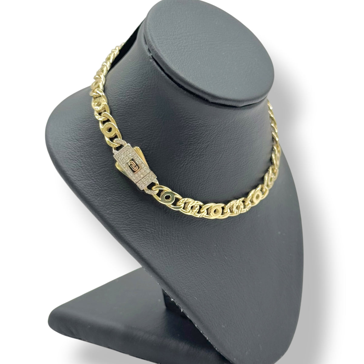 Pulso Italiano Órbita Diamantada Oro 10K