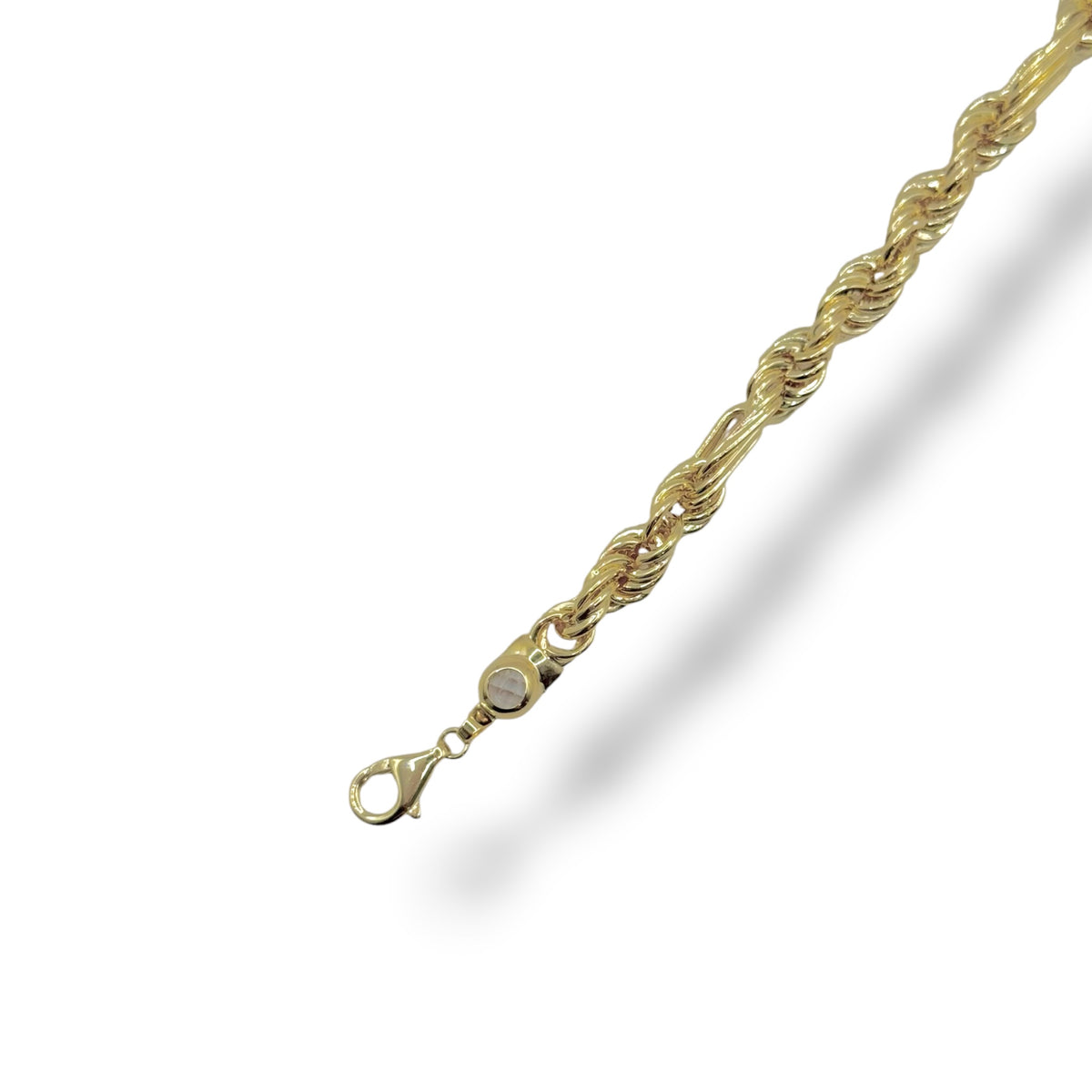 Pulso Torzal Fígaro en Oro 10K 19cm