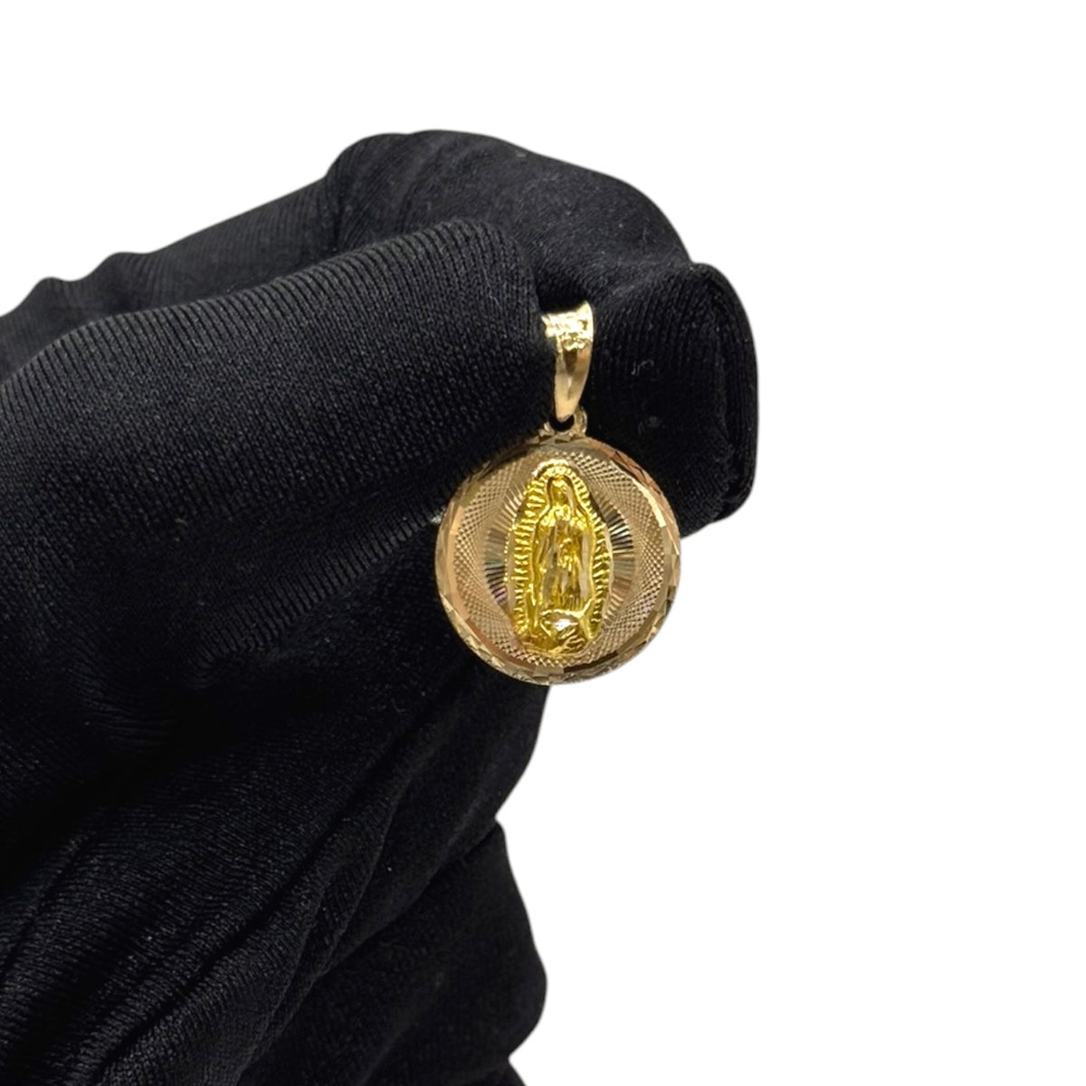 Virgen de Guadalupe en 3 Tonos Clásica Oro 10k