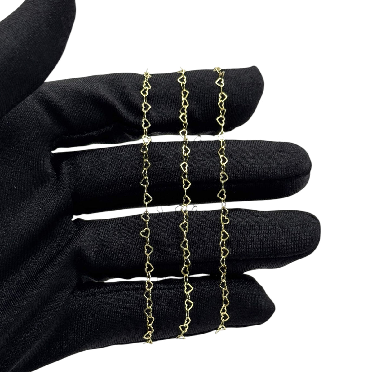 Corazones 2.5 mm en Oro 10k