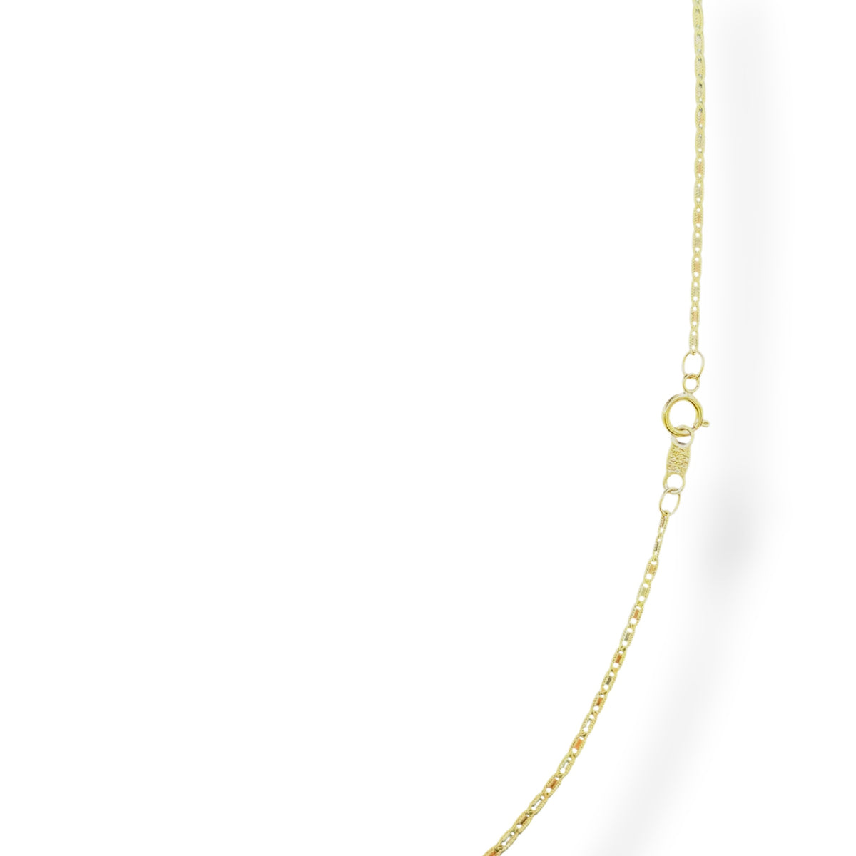 Ancla martillada 1.5 mm en Oro 10k