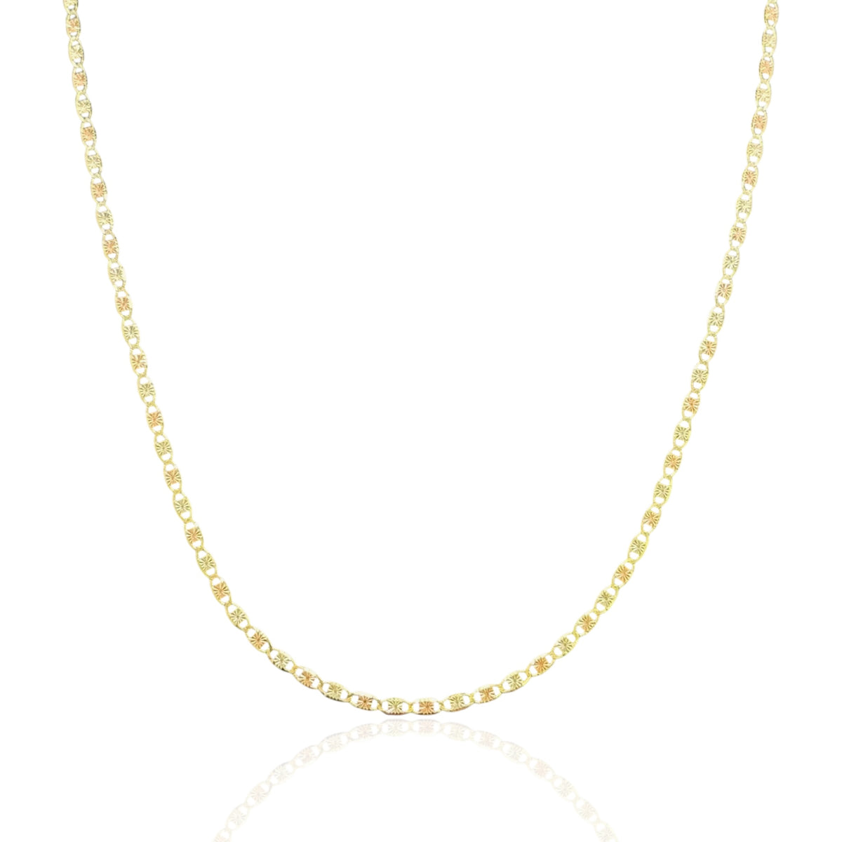Ancla martillada 3 mm en Oro 10k