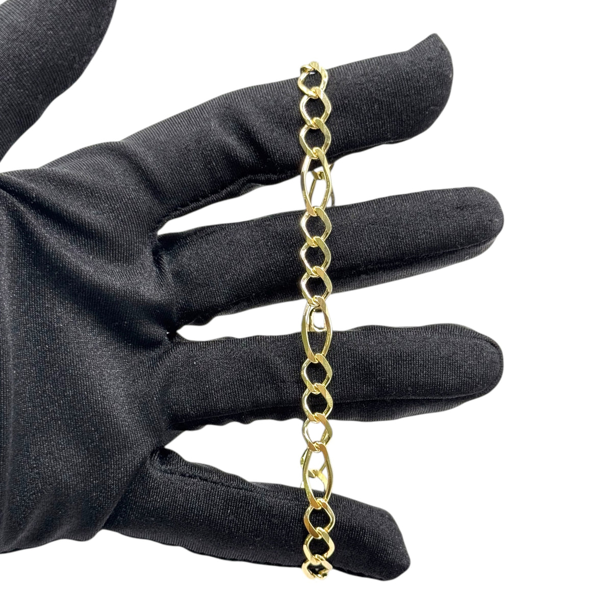 Pulsera 3 y 1 Abierto 6mm en Oro 10k
