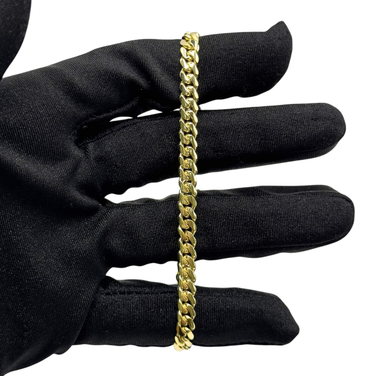 Pulsera Cubano en Oro 10k