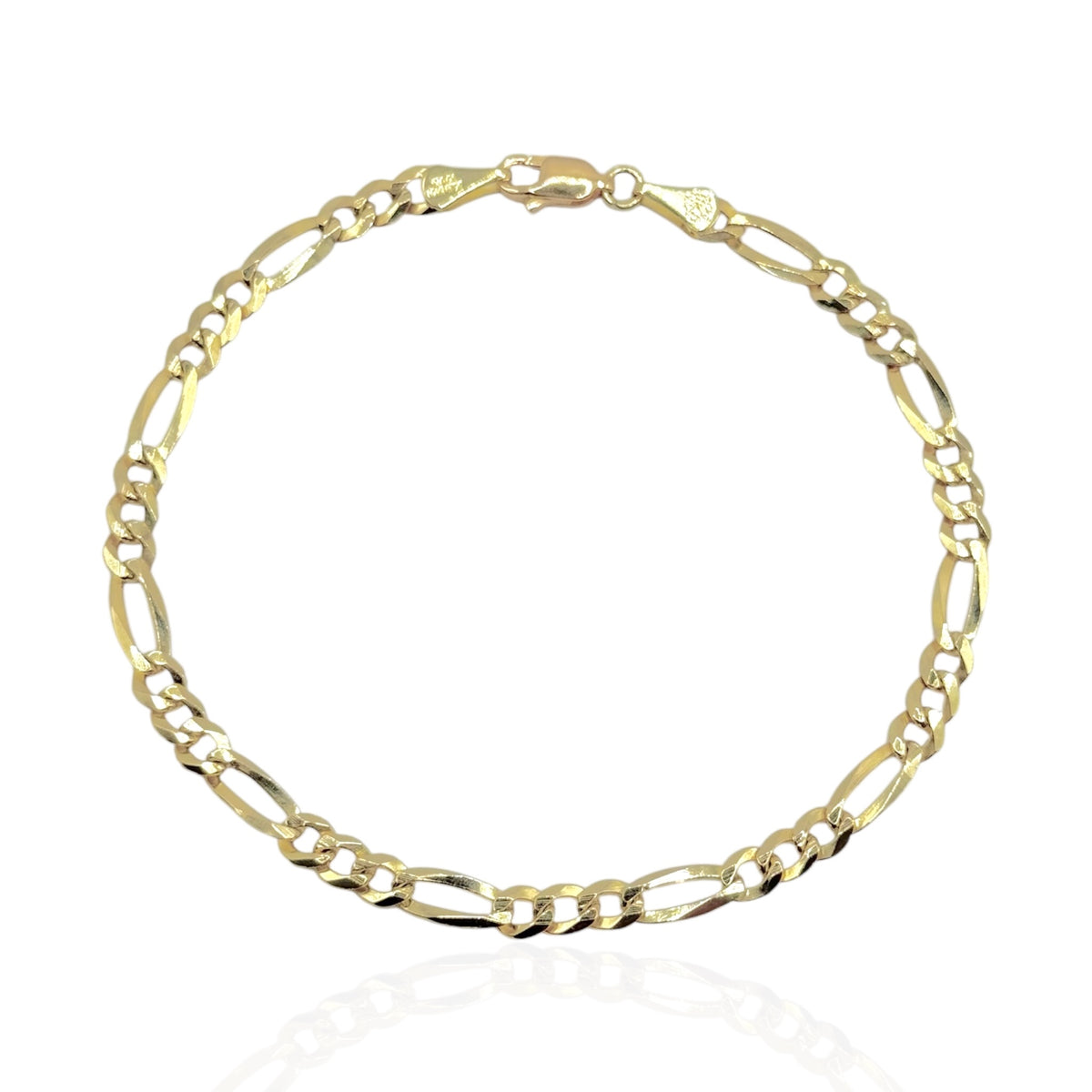 Pulsera 3 y 1 Cerrado  5MM en Oro 10k
