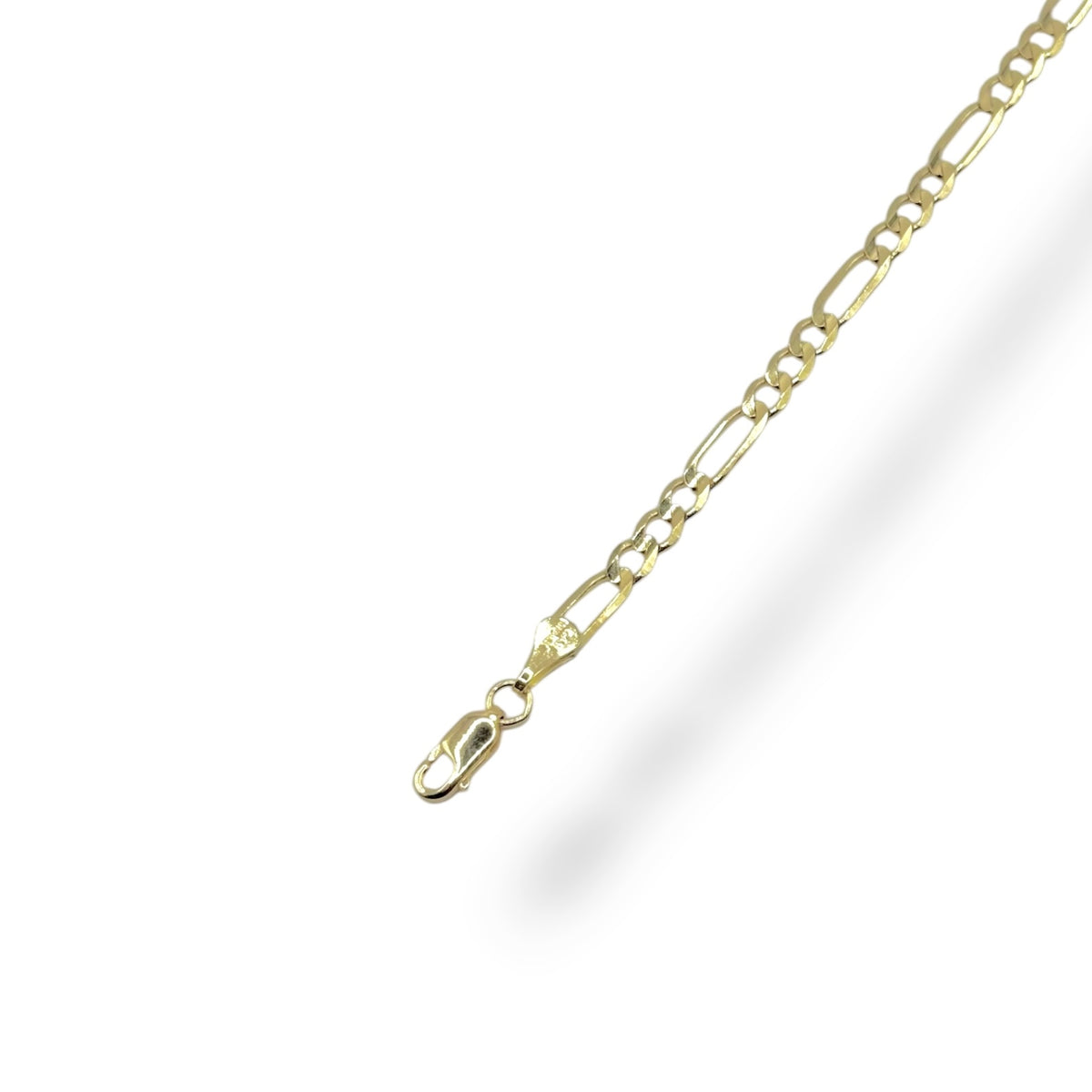 Pulsera 3 y 1 Cerrado M 18.5cm en Oro 10k