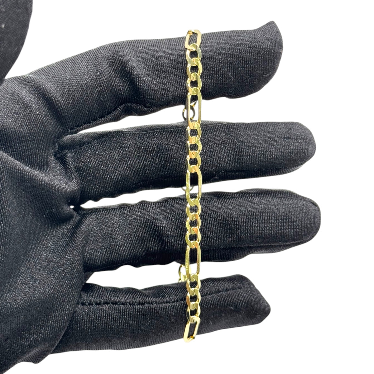 Pulsera 3 y 1 Cerrado M 18.5cm en Oro 10k