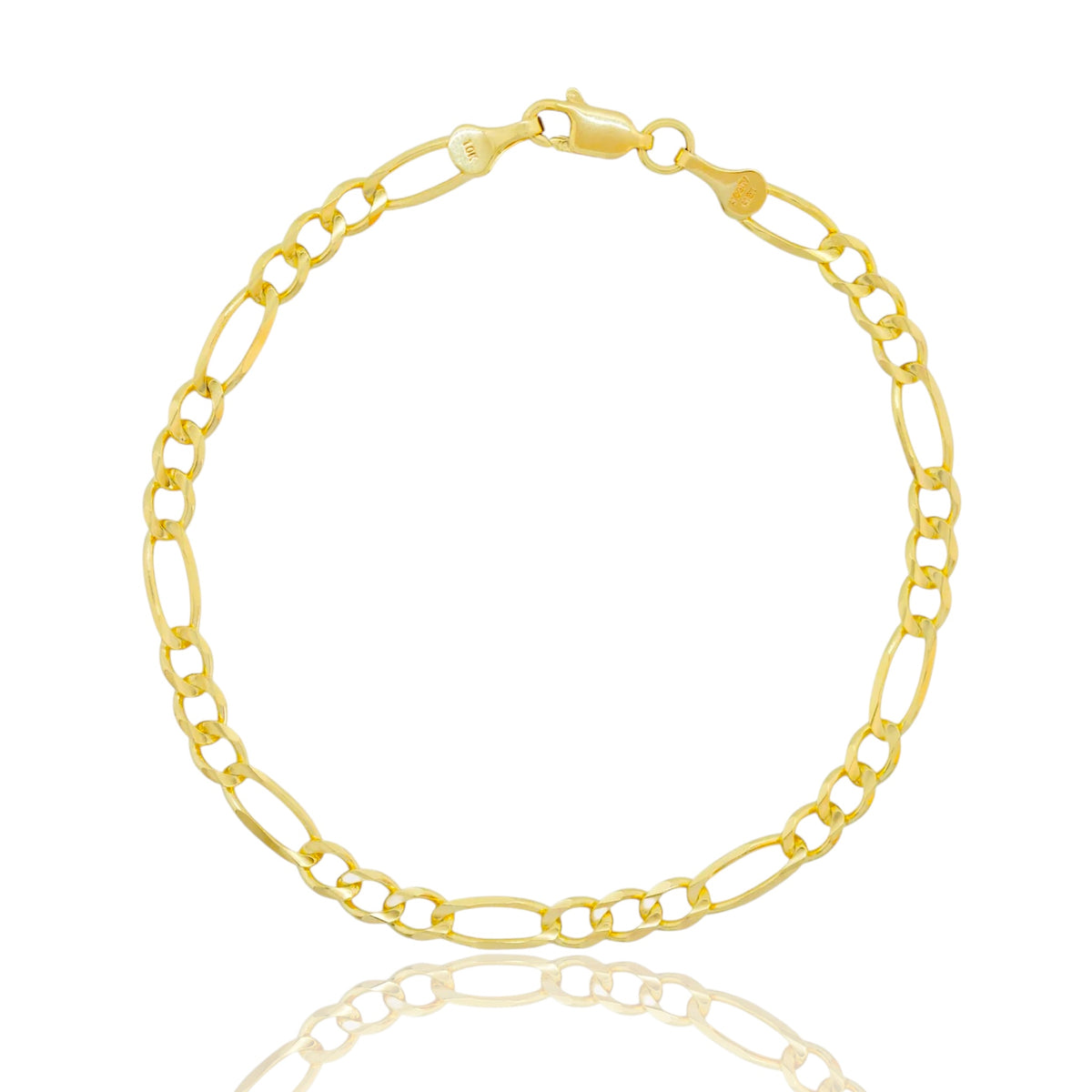 Pulsera 3 y 1 Cerrado en Oro 10k