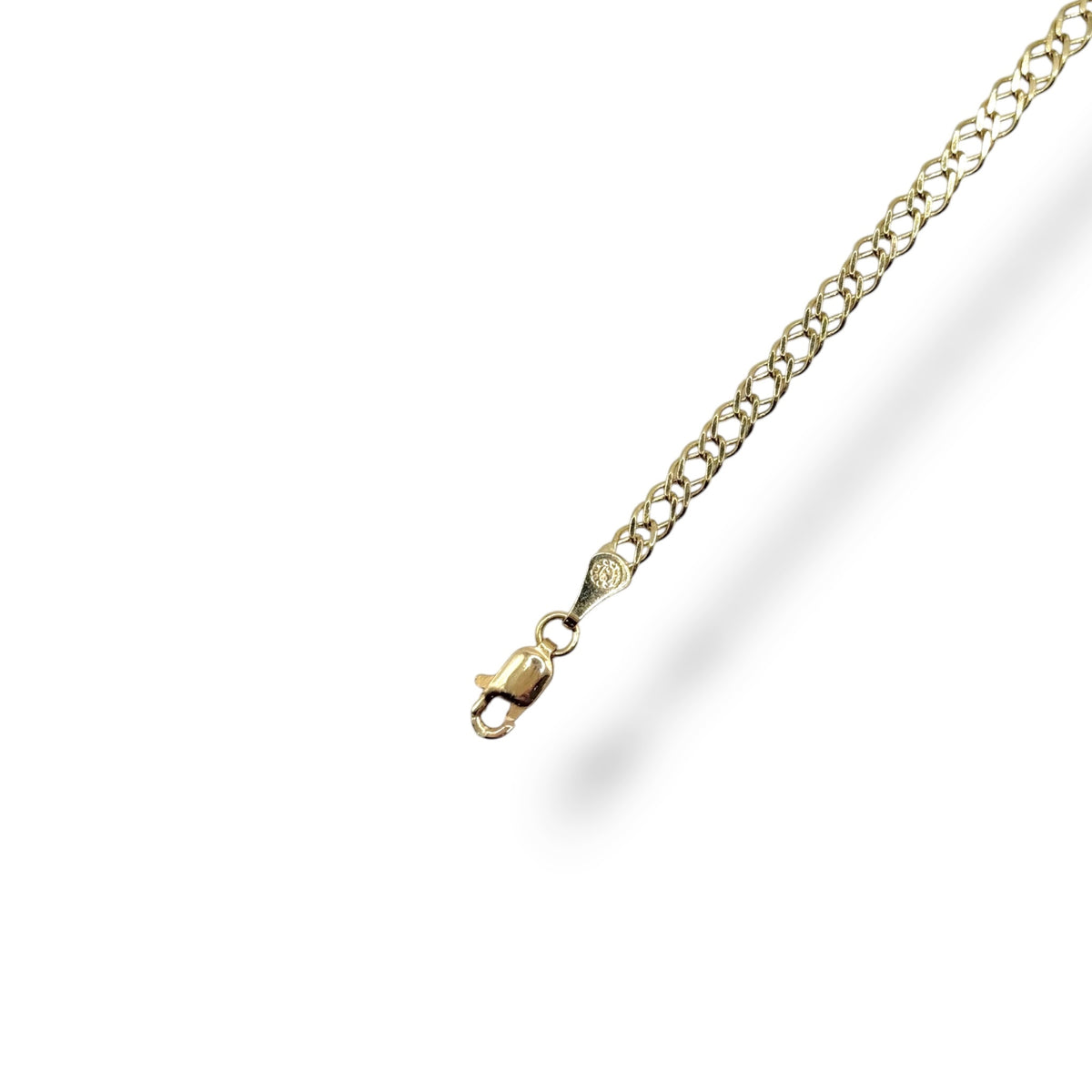Pulsera Doble Rombo en Oro 10k