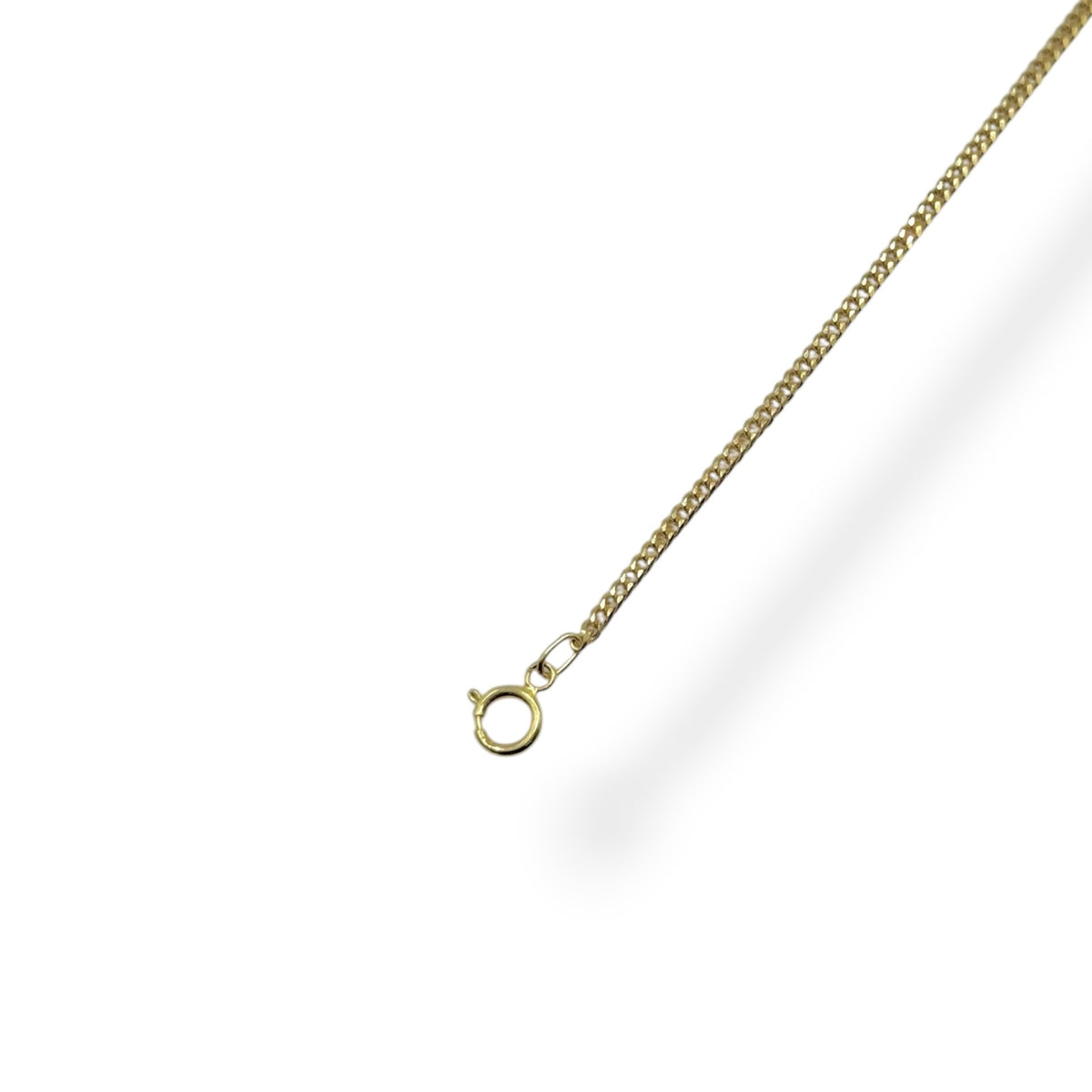 Pulsera Barbado 2mm en Oro 10k