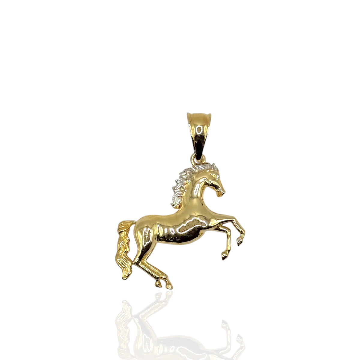 Caballo Dorado en Oro 10k