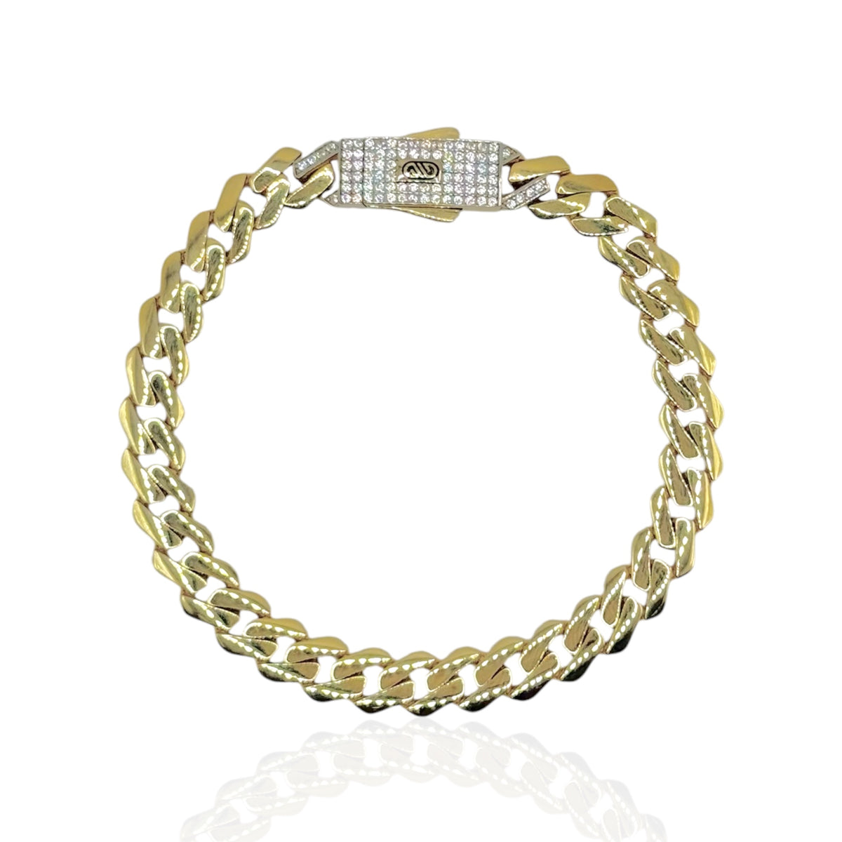 Pulsera Edge Premium con Broche en Oro 10k